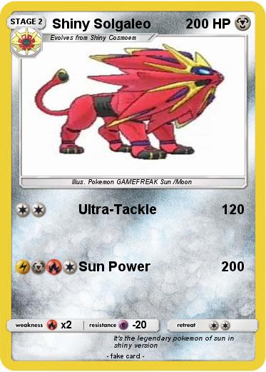 Pokemon Shiny Solgaleo