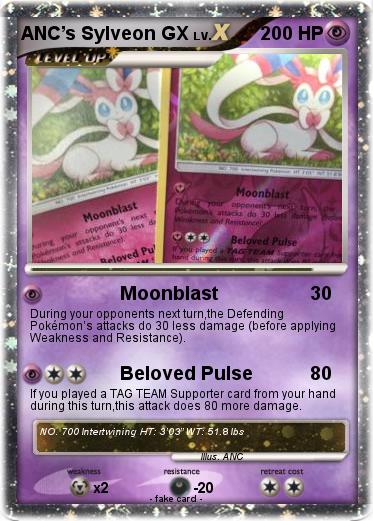 Pokemon ANC’s Sylveon GX
