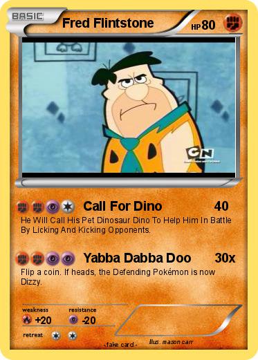 Pokemon Fred Flintstone