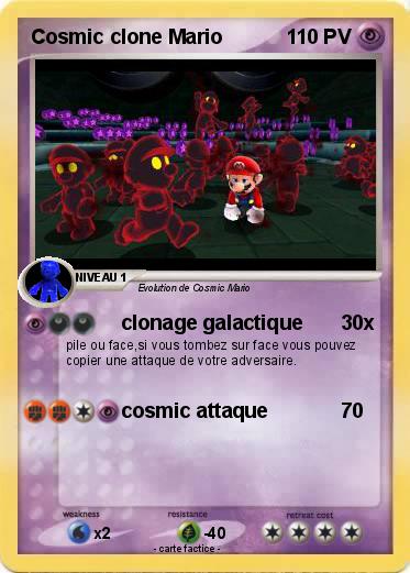Pokemon Cosmic clone Mario