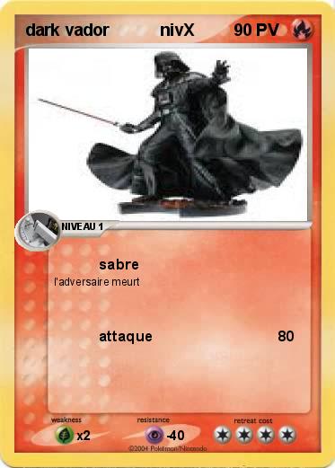 Pokemon dark vador           nivX