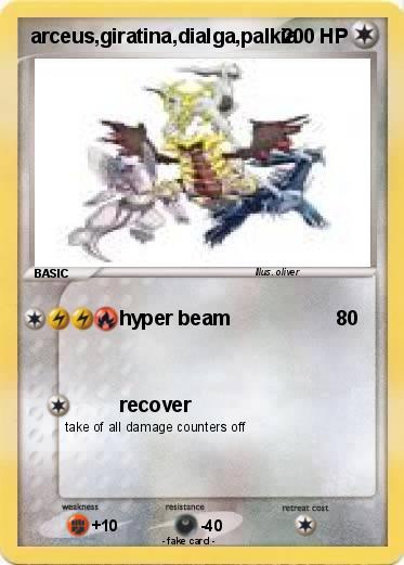 Pokemon arceus,giratina,dialga,palkia