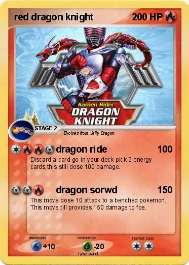 Pokemon red dragon knight