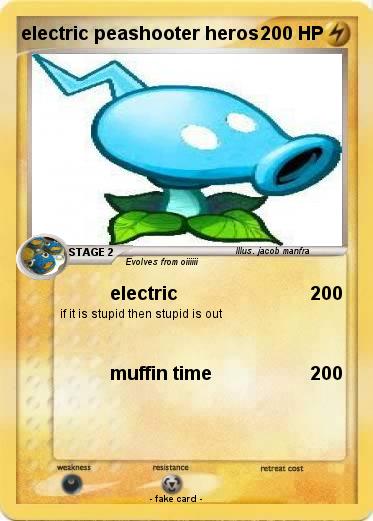 Pokemon electric peashooter heros