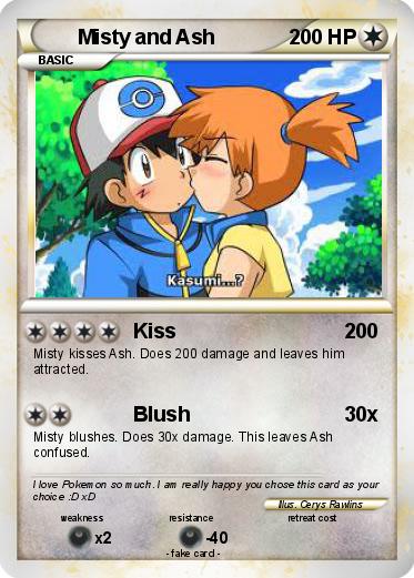 Pokemon Misty and Ash