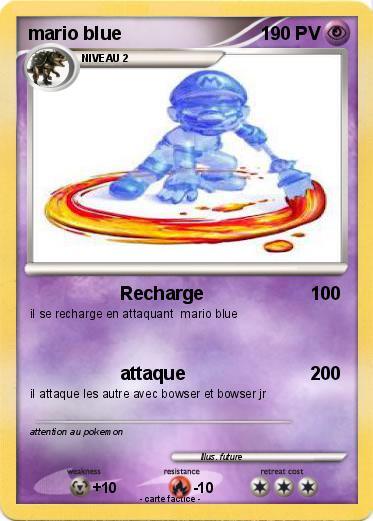 Pokemon mario blue