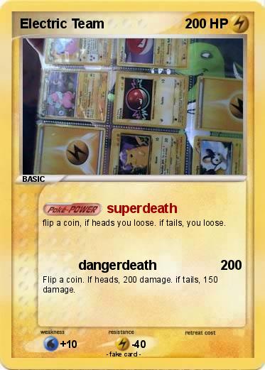 Pokemon Electric Team