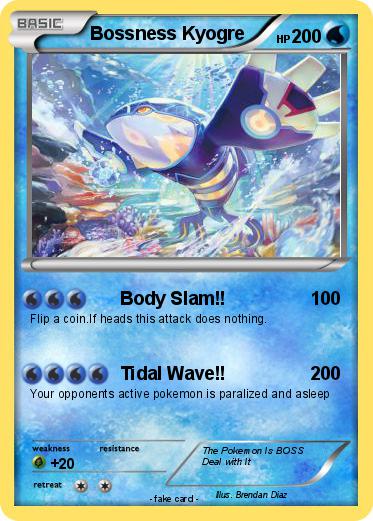 Pokemon Bossness Kyogre