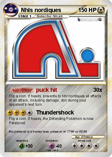 Pokemon Nhls nordiques