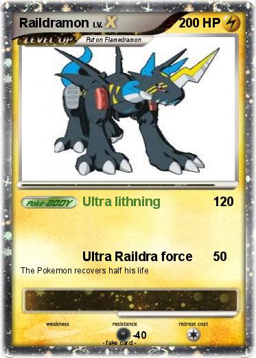 Pokemon Raildramon