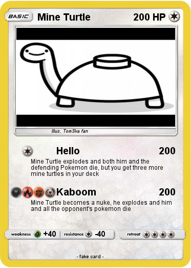 Pokemon Mine Turtle