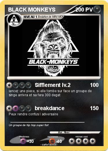 Pokemon BLACK MONKEYS