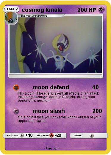 Pokemon cosmog lunala
