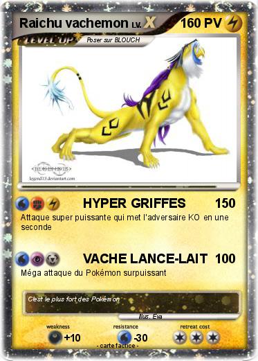 Pokemon Raichu vachemon