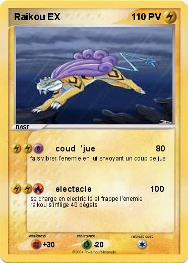 Pokemon Raikou EX