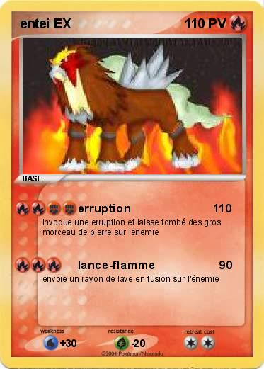 Pokemon entei EX