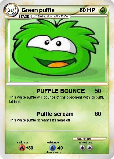 Pokemon Green puffle