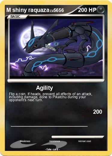 Pokemon M shiny raquaza