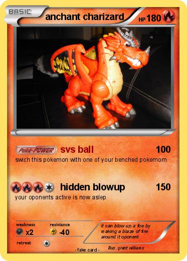 Pokemon anchant charizard