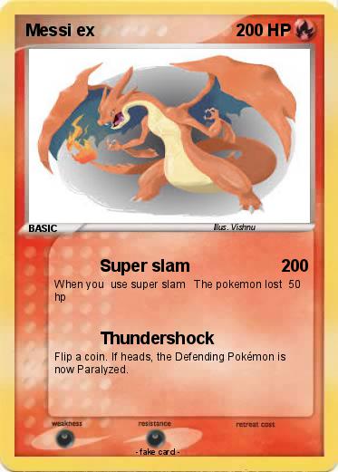 Pokemon Messi ex