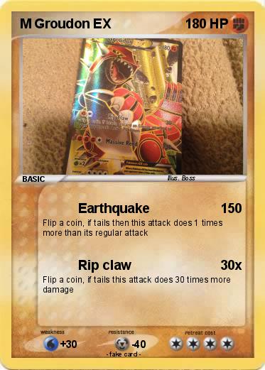 Pokemon M Groudon EX