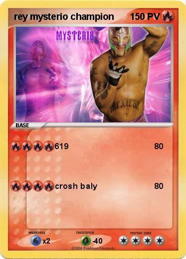 Pokemon rey mysterio champion