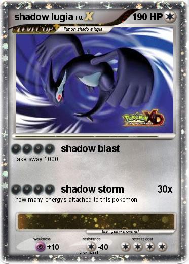 Pokemon shadow lugia