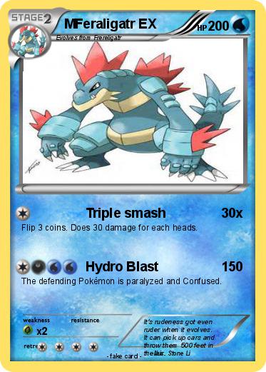 Pokemon MFeraligatr EX