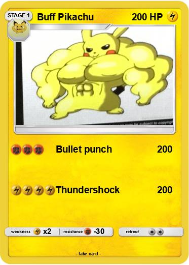 Pokemon Buff Pikachu