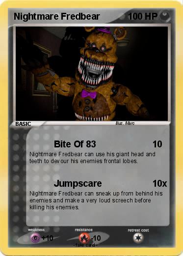 Pokemon Nightmare Fredbear