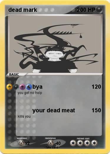 Pokemon dead mark