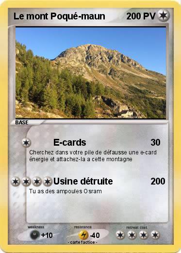 Pokemon Le mont Poqué-maun