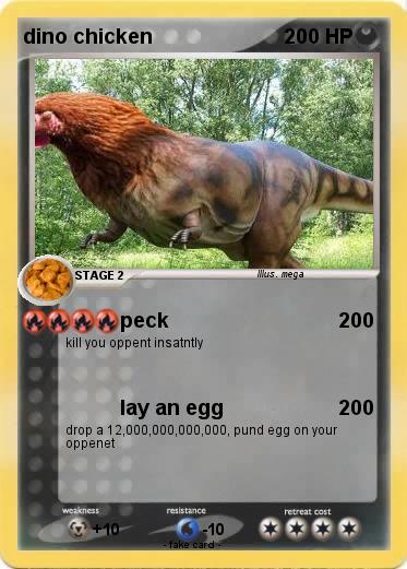 Pokemon dino chicken