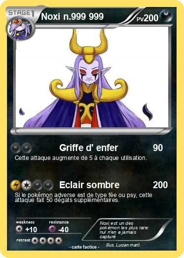 Pokemon Noxi n.999 999
