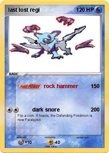 Pokemon last lost regi