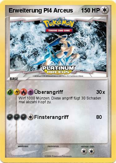 Pokemon Erweiterung Pl4 Arceus