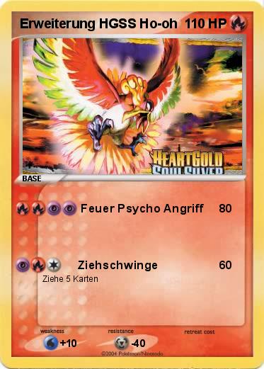 Pokemon Erweiterung HGSS Ho-oh