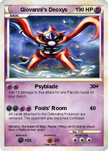 Pokemon Giovanni's Deoxys