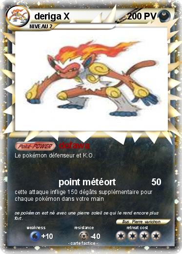 Pokemon deriga X