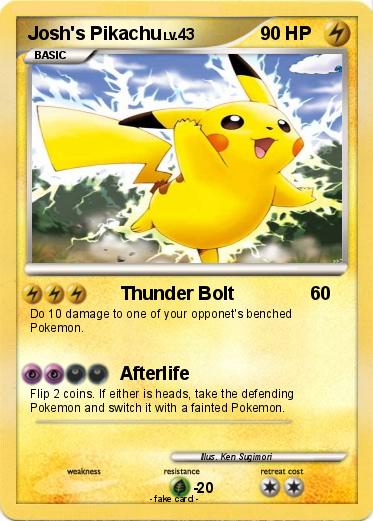 Pokemon Josh's Pikachu