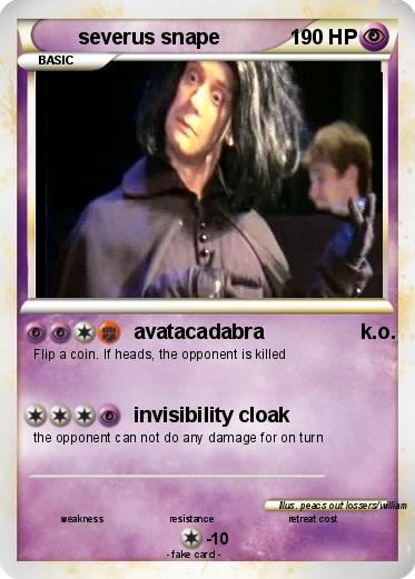 Pokemon severus snape