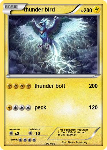 Pokemon thunder bird