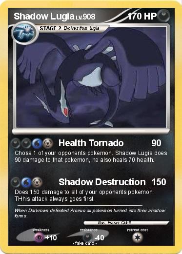 Pokemon Shadow Lugia