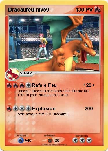 Pokemon Dracaufeu niv59