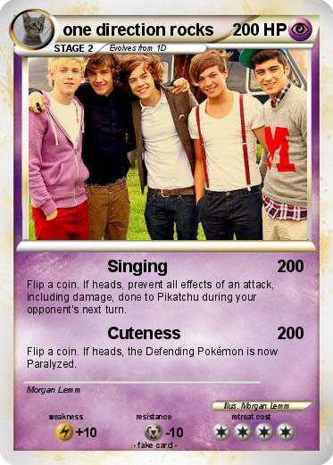 Pokemon one direction rocks