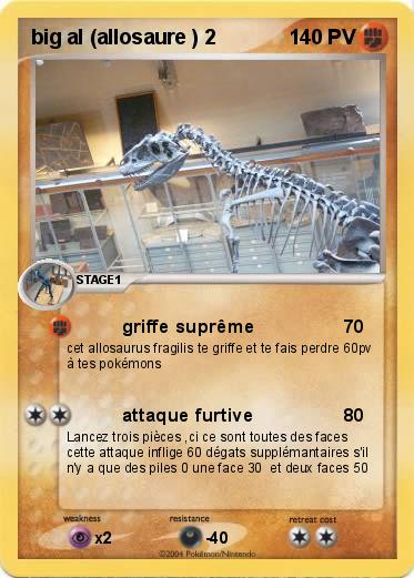 Pokemon big al (allosaure ) 2