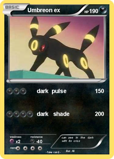 Pokemon Umbreon ex