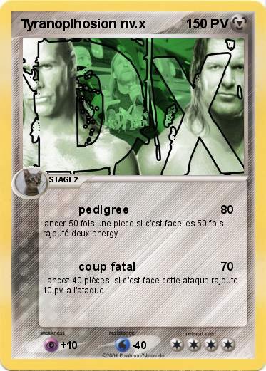 Pokemon Tyranoplhosion nv.x