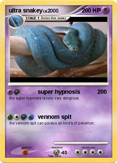 Pokemon ultra snakey