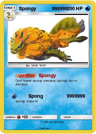 Pokemon Spongy            999999